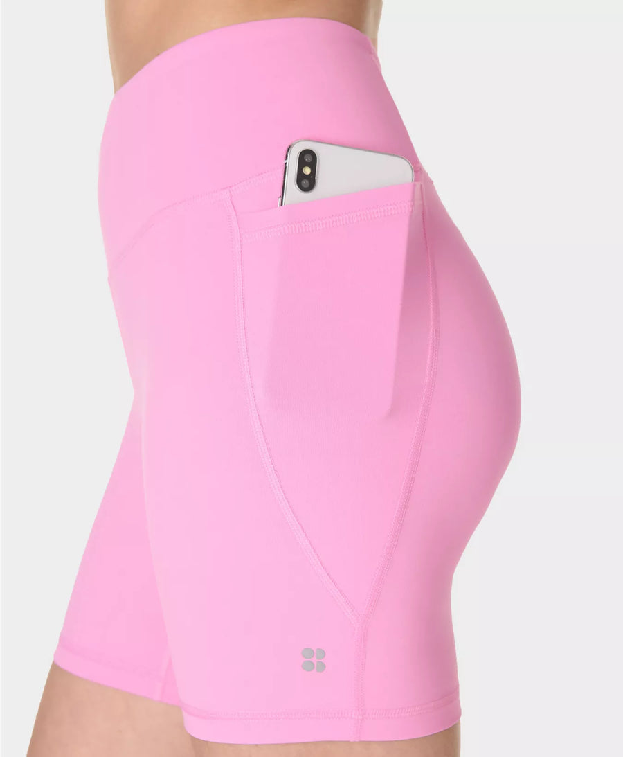 Ultimate Studio 6" Yoga Shorts in Guava Pink