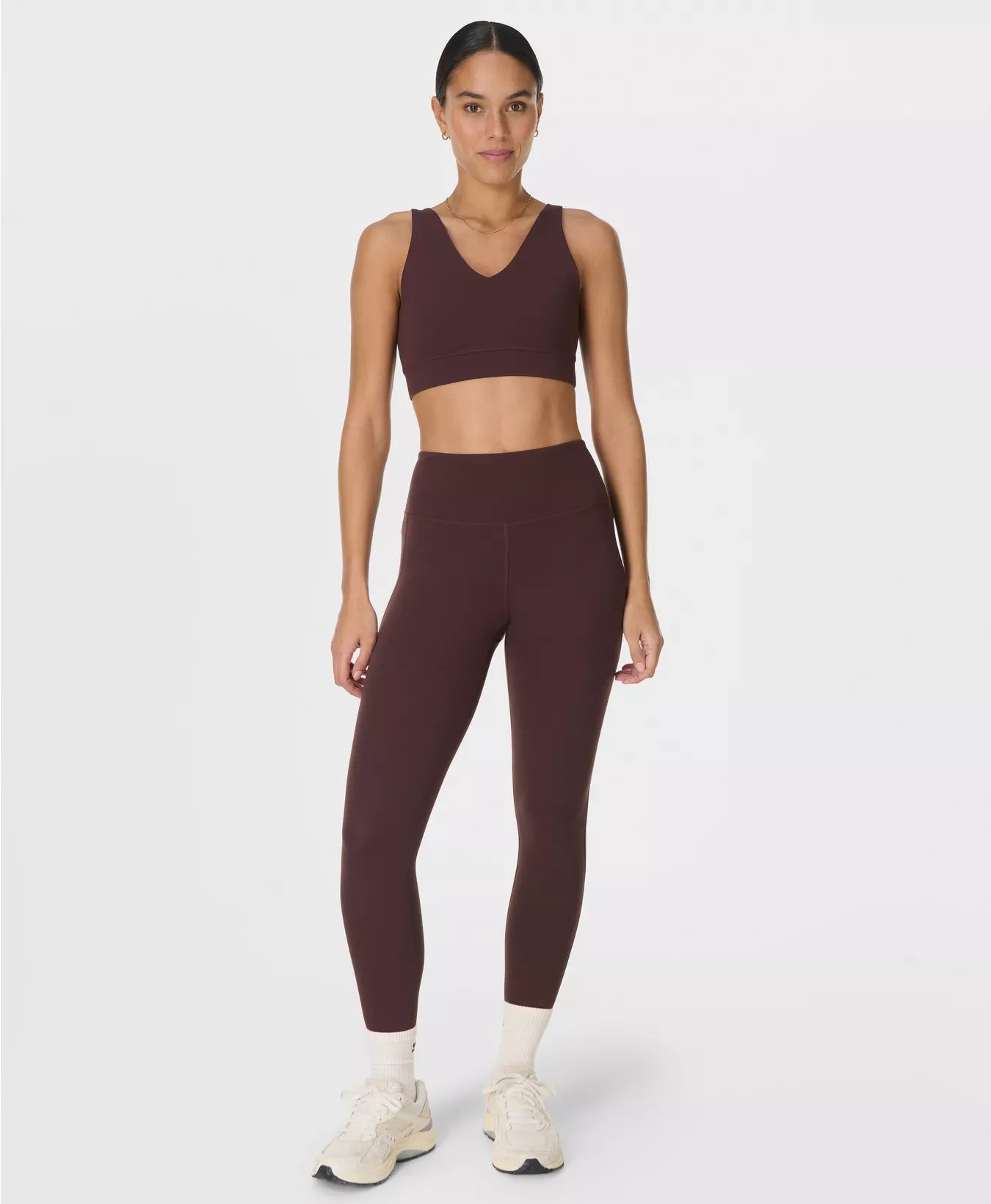 Ultimate 7/8 Yoga Leggings in Sable Brown