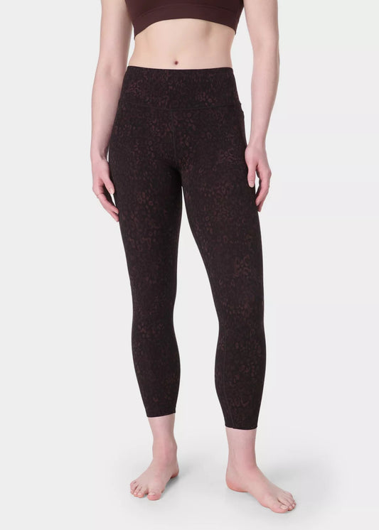 ULTIMATE 7/8 STUDIO LEGGING PRINT - BROWN PANTHER PRINT - SWEATY BETTY