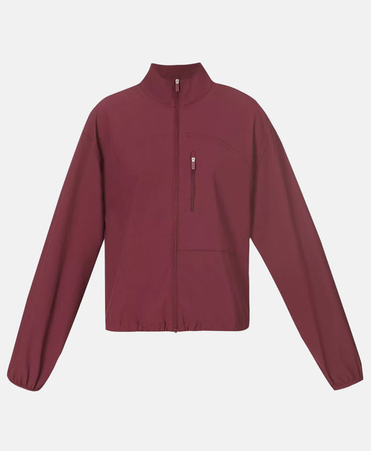 Training Shell Jacket in Garnet Red