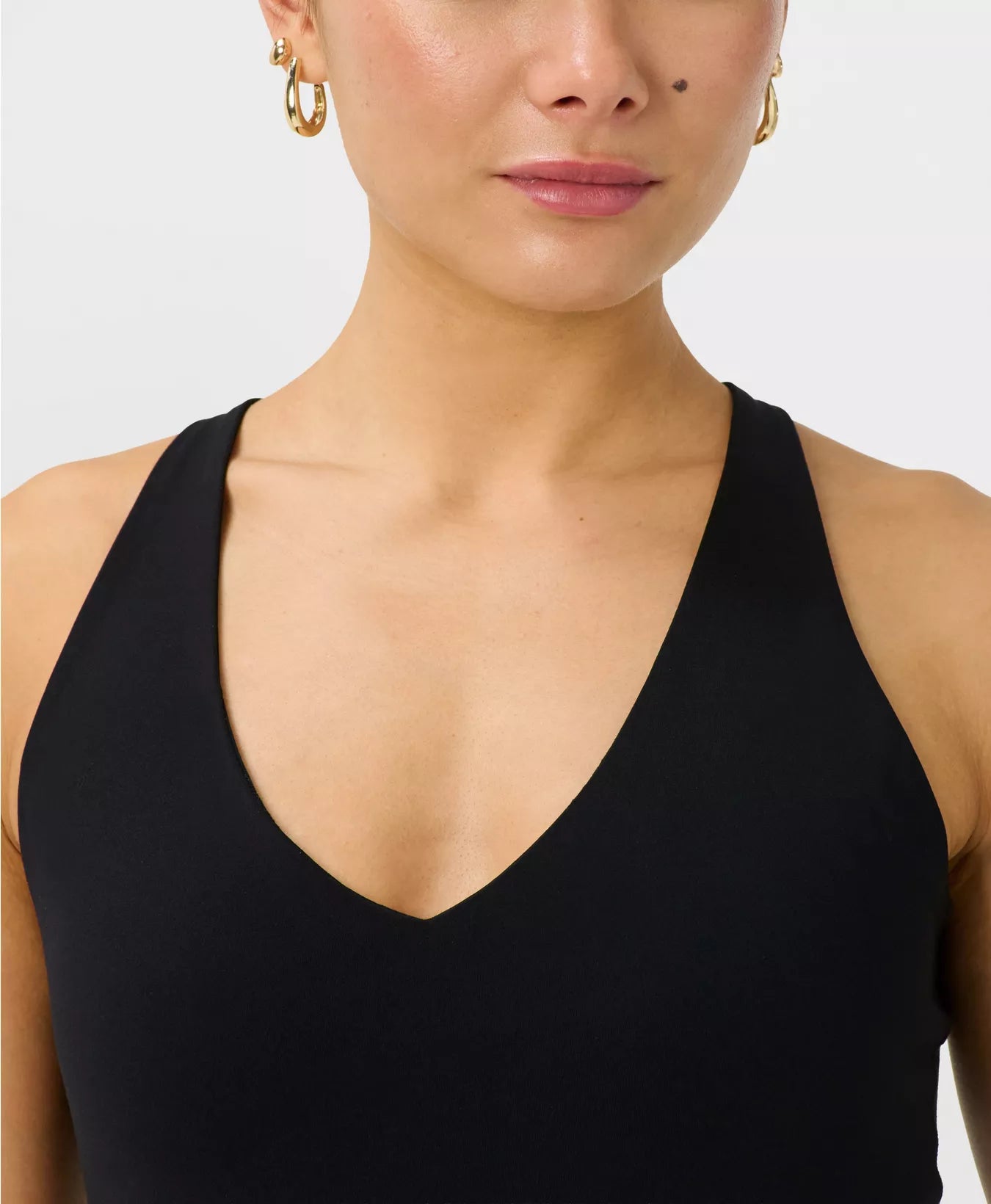 Ultimate Studio Yoga Strappy Back Vest in Black