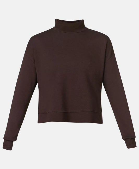 After Class Funnel Sweatshirt in Sable Brown