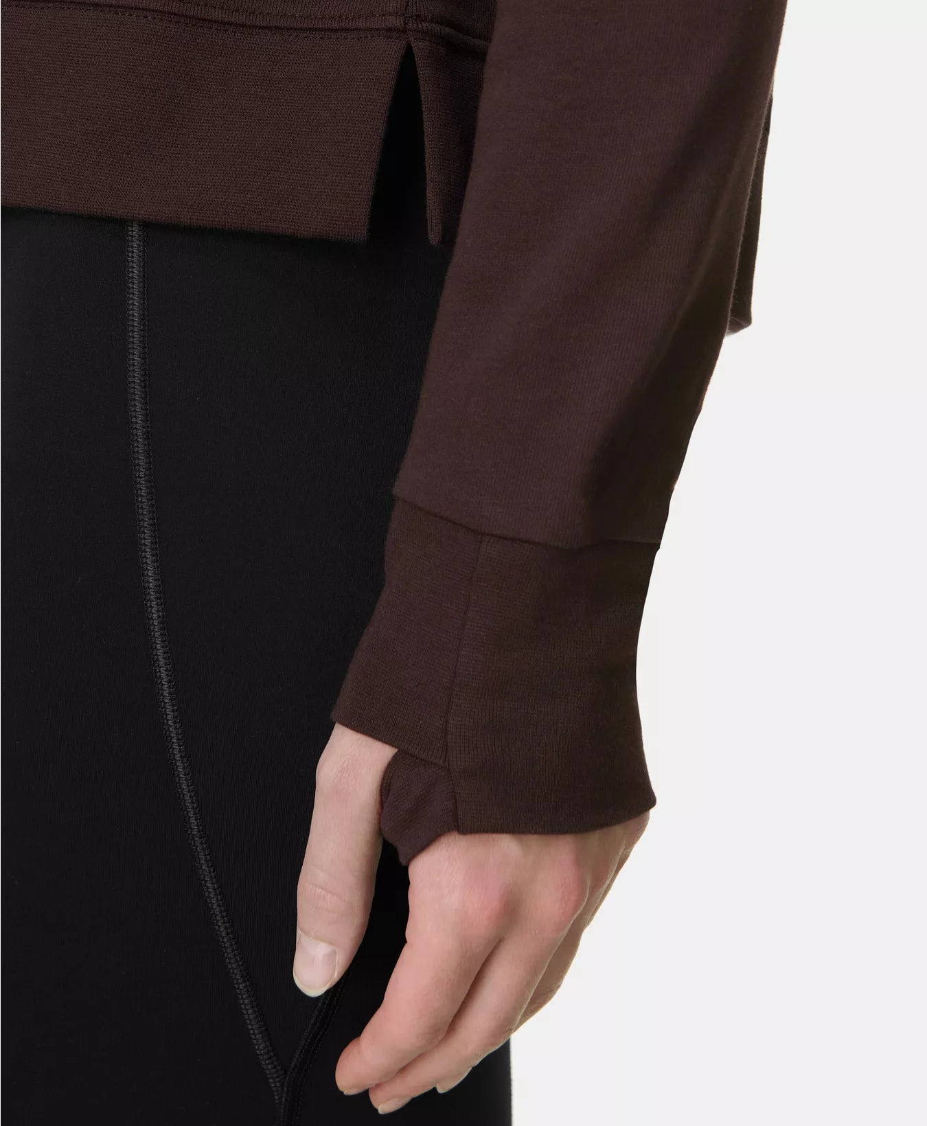 After Class Funnel Sweatshirt in Sable Brown