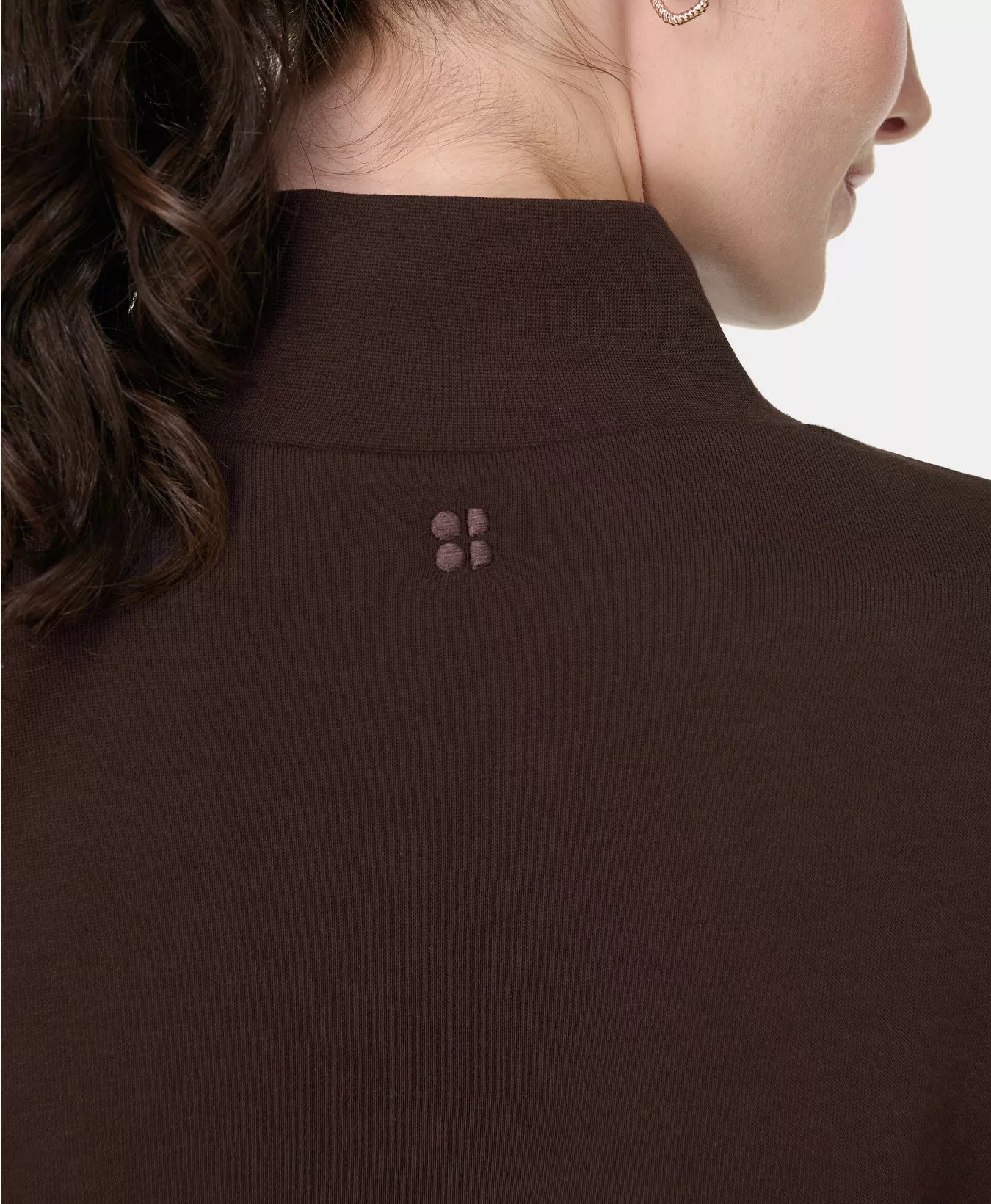 After Class Funnel Sweatshirt in Sable Brown