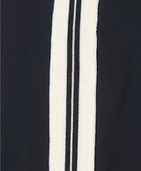 Explorer Side Stripe Wide Leg Trousers 32" in Black