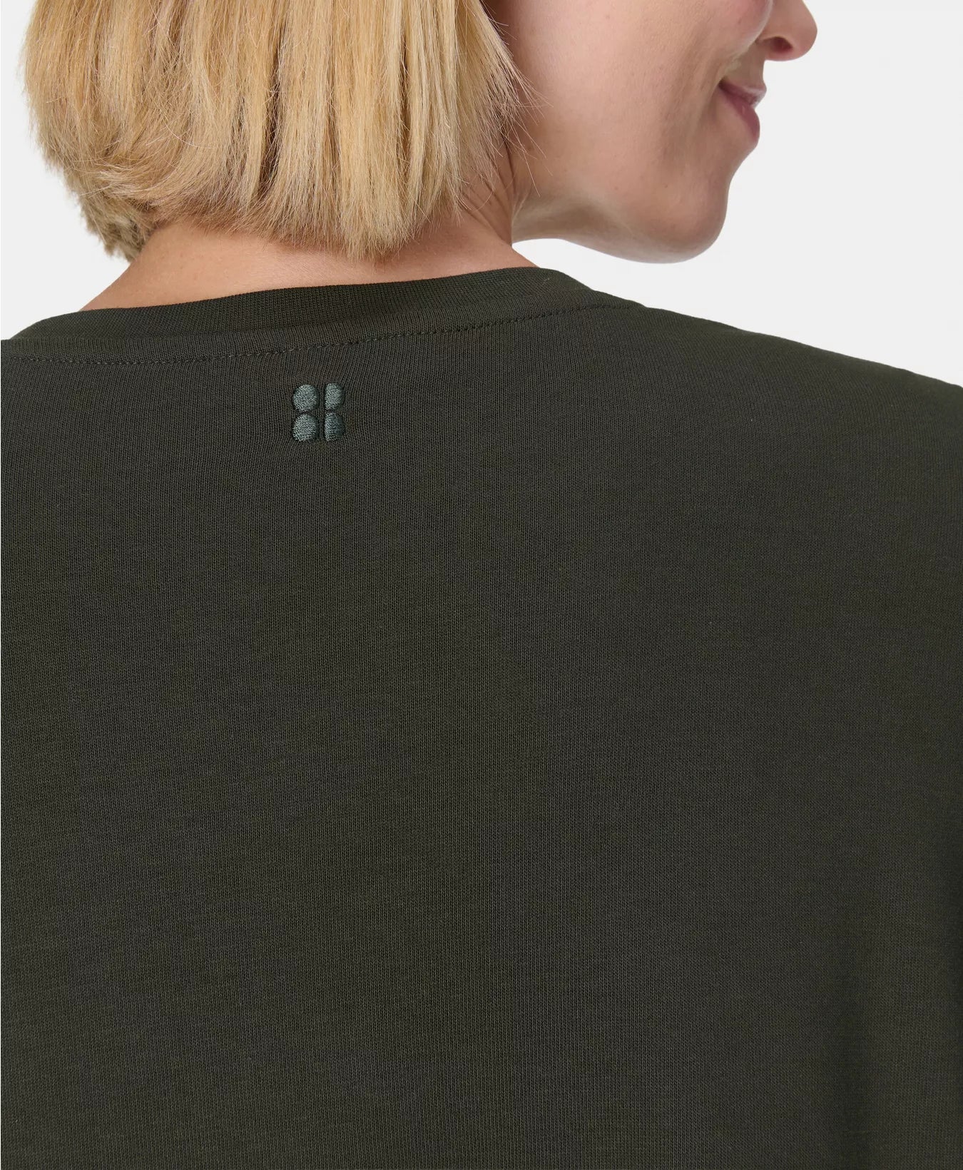 After Class Crop Sweatshirt in Nori Green