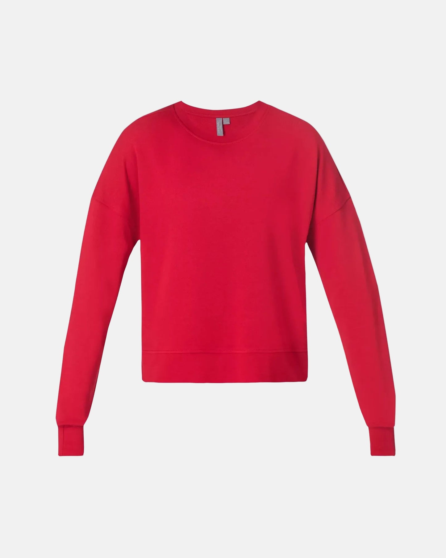 After Class Crop Sweatshirt in Pepper Red
