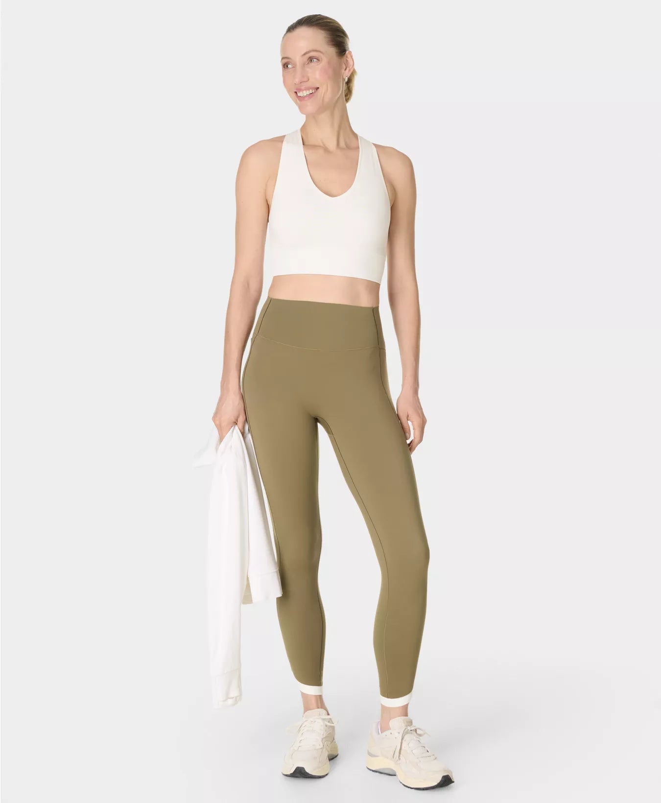 Stamina Soft Touch Voop Bra in Lily White