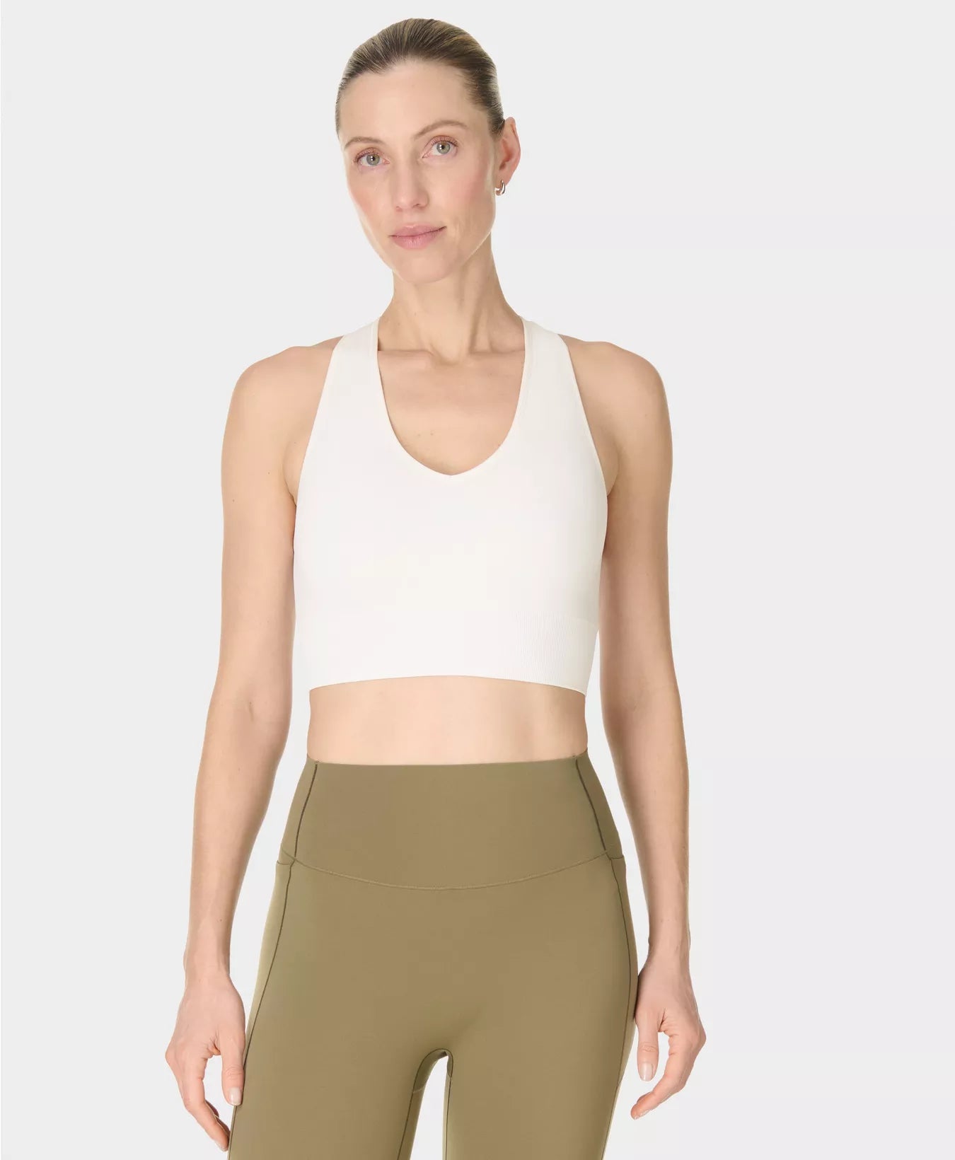 Stamina Soft Touch Voop Bra in Lily White