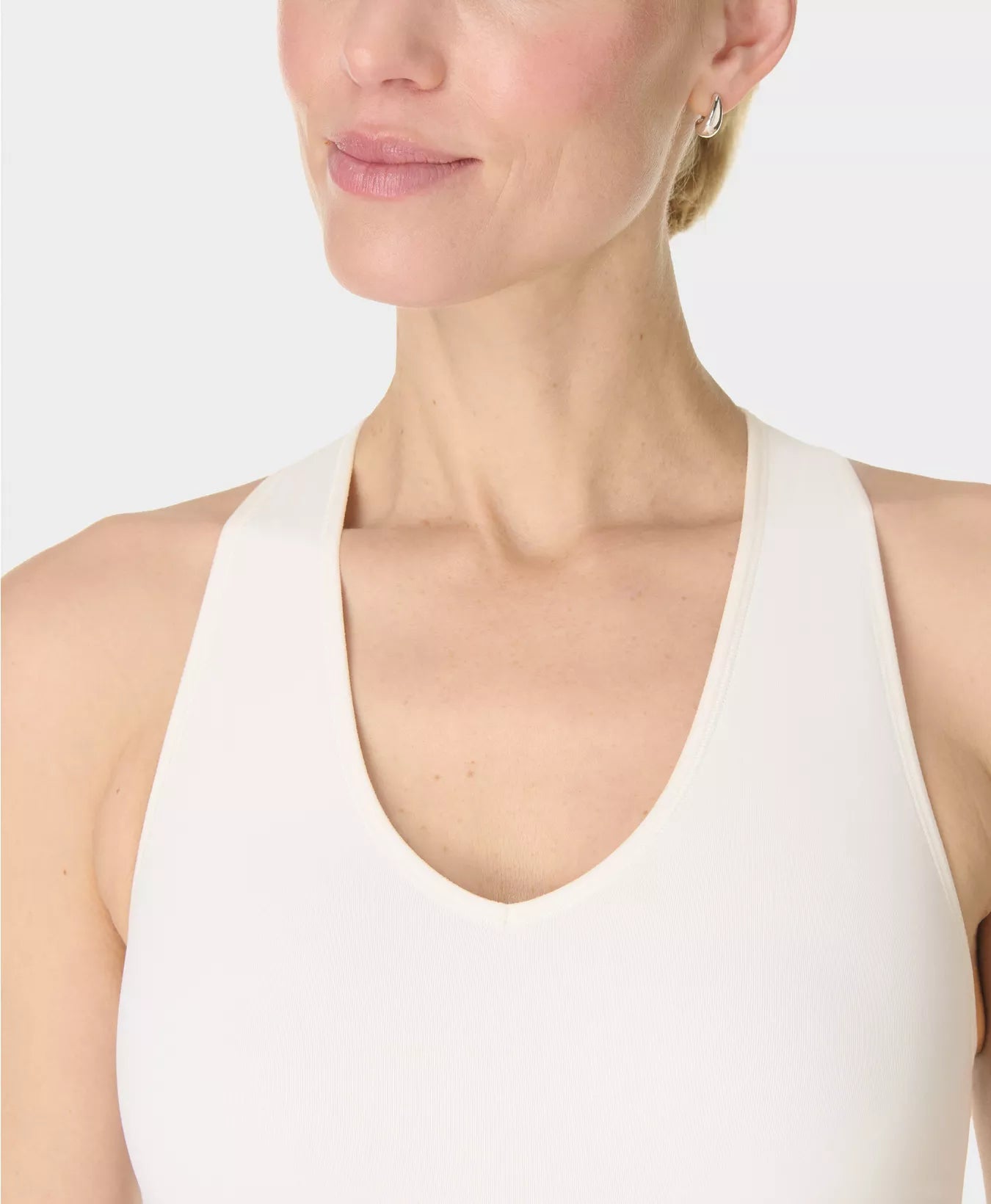 Stamina Soft Touch Voop Bra in Lily White