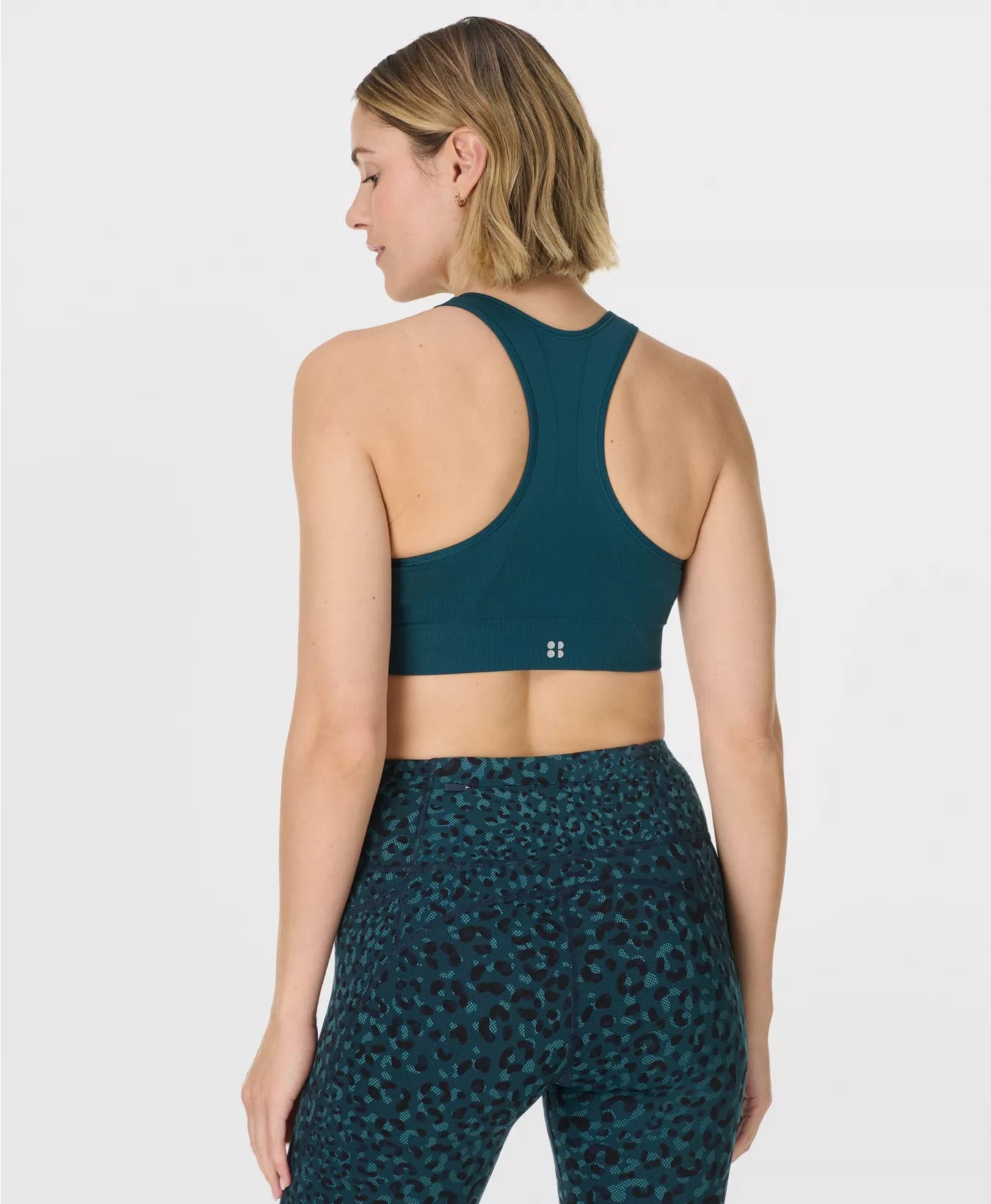 Stamina Seamless Sports Bra in Deep Green