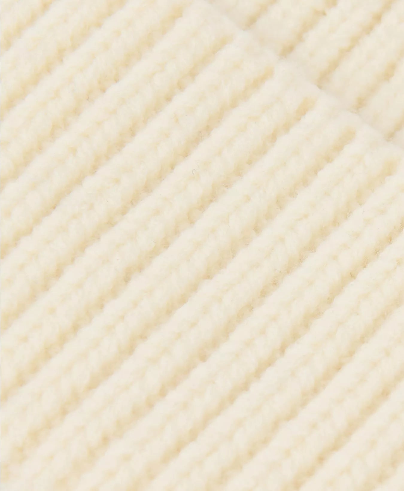 Soft Cloud Knitted Beanie in Lily White