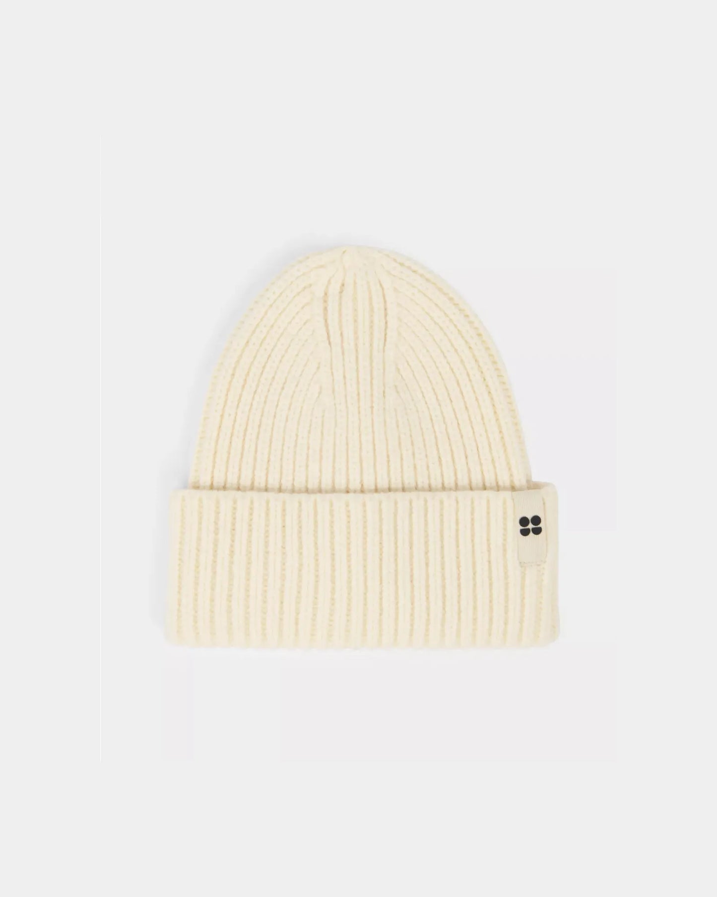 Soft Cloud Knitted Beanie in Lily White