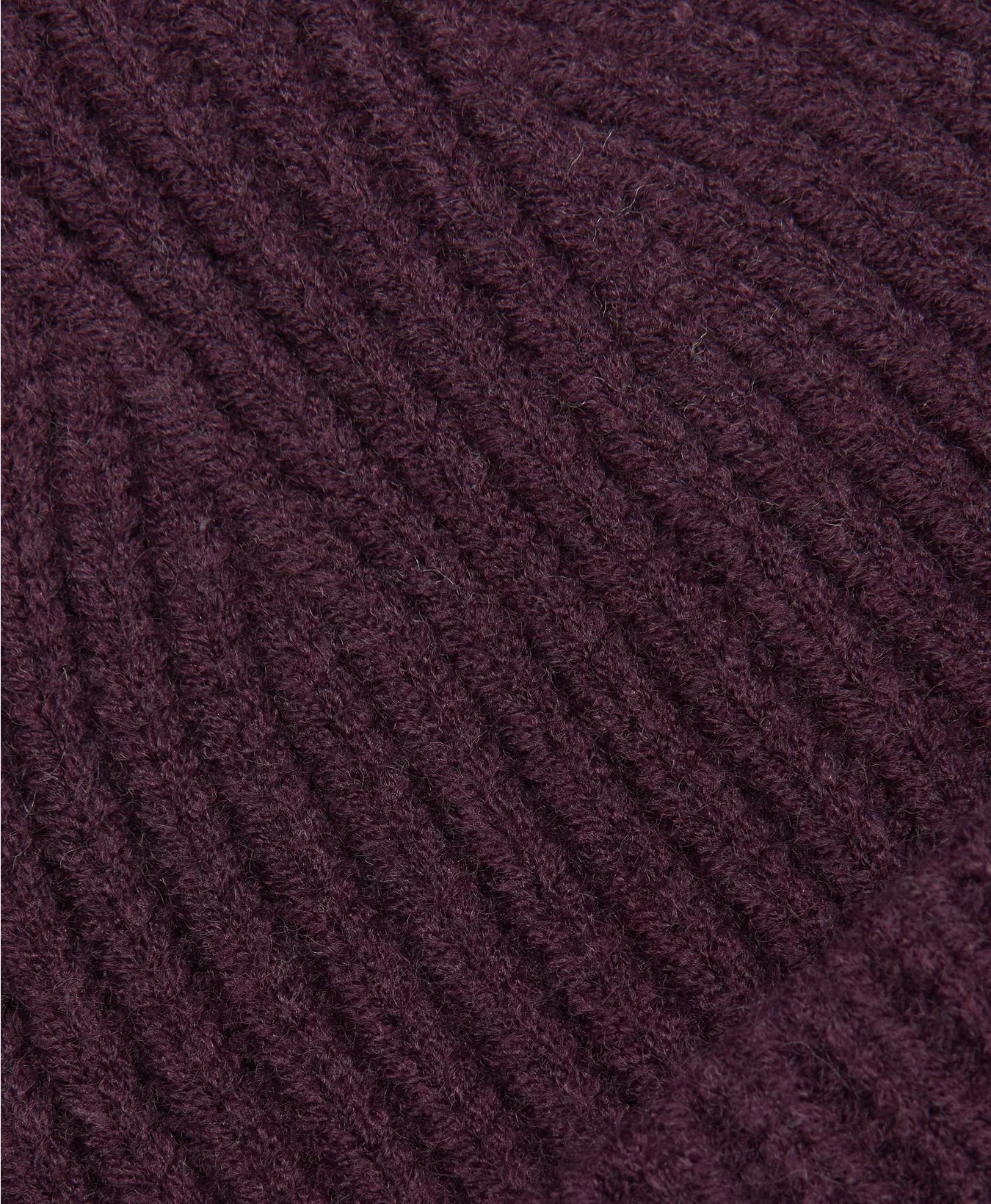 Soft Cloud Knitted Beanie in Neptune Purple