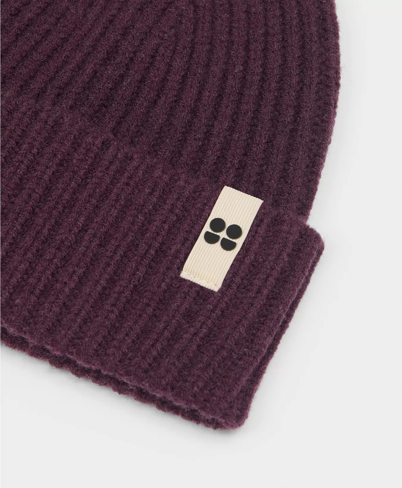 Soft Cloud Knitted Beanie in Neptune Purple