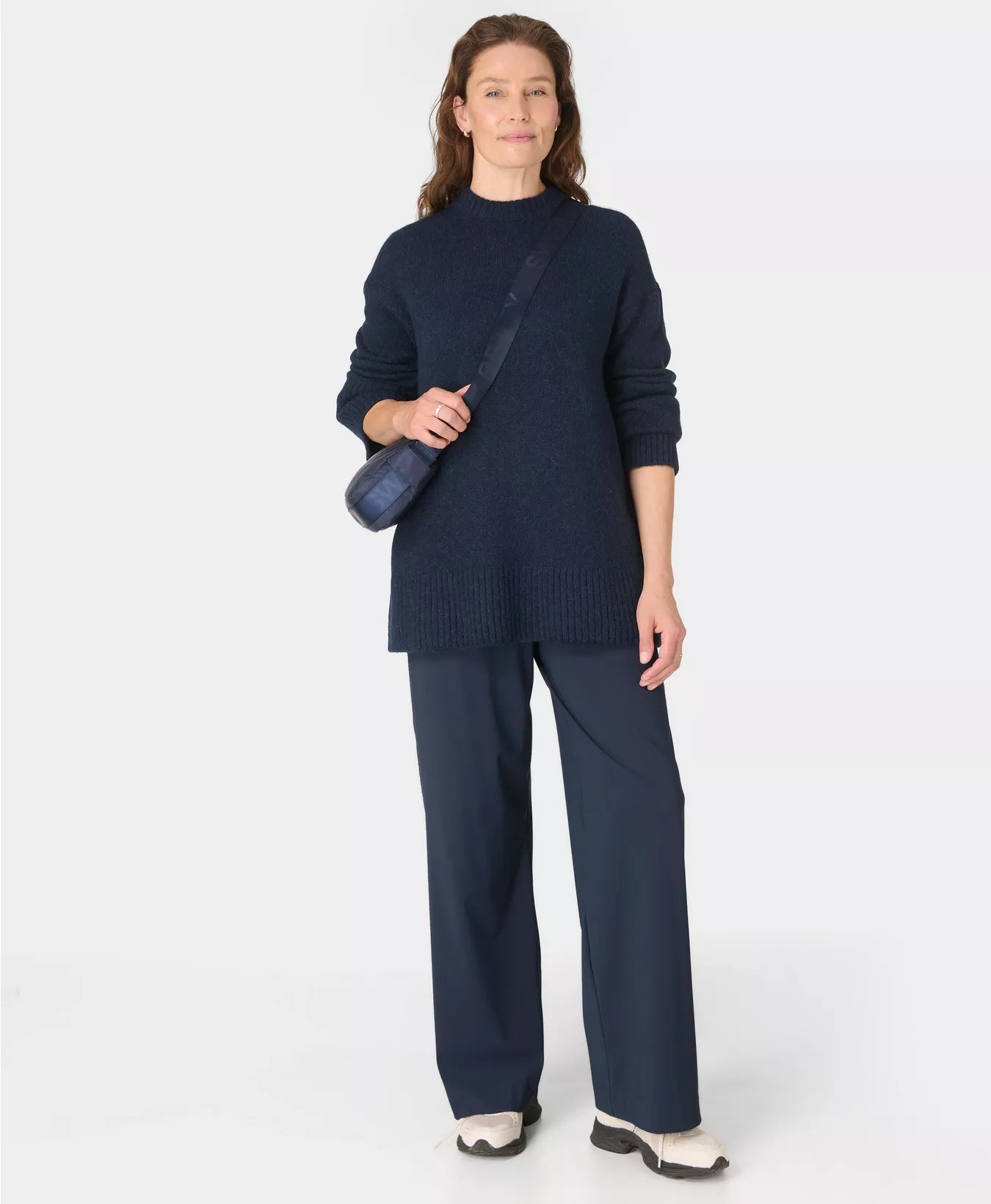 Alpine Wool Crew Neck in Navy