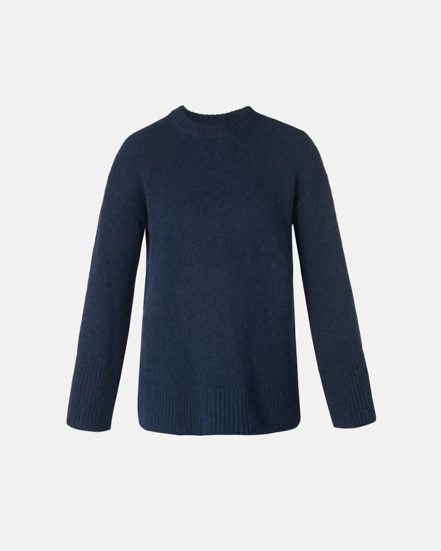 Alpine Wool Crew Neck in Navy