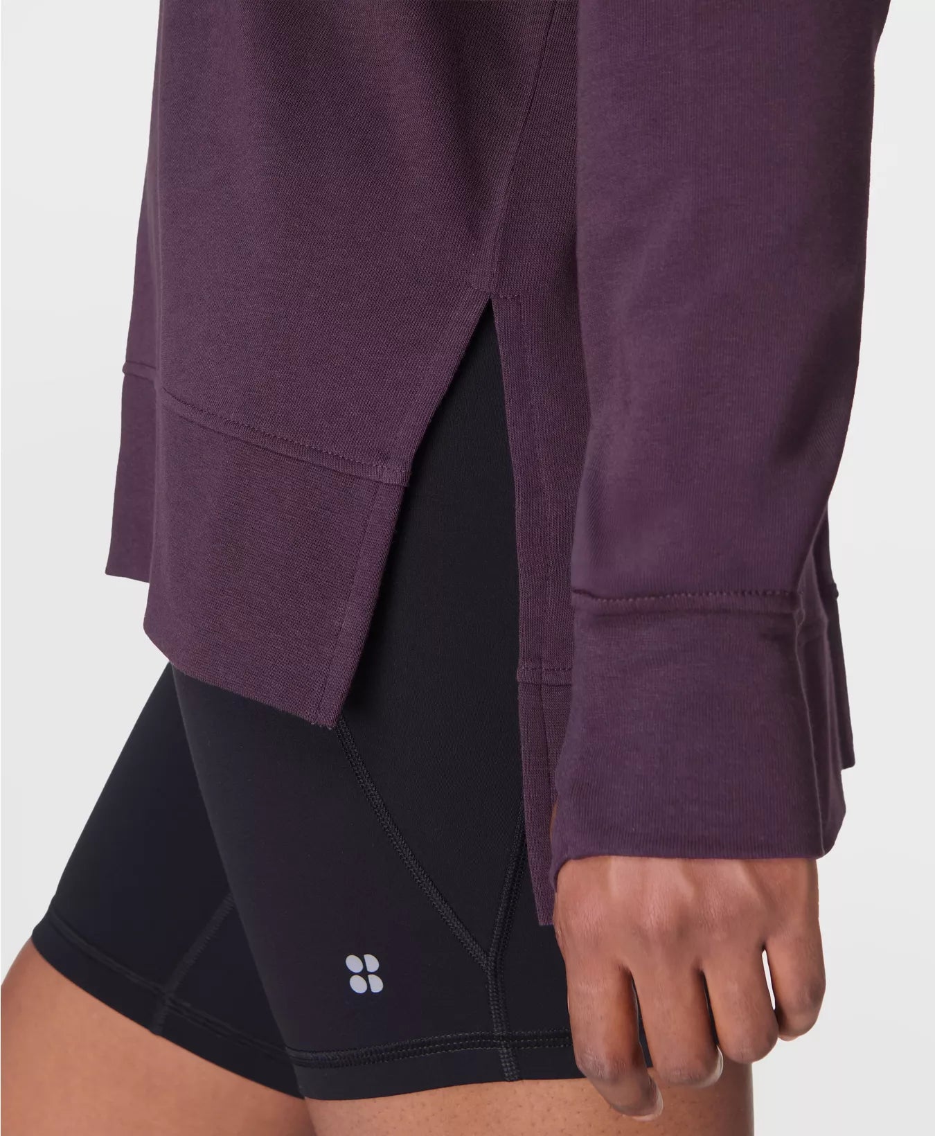After Class Longline Sweatshirt in Neptune Purple