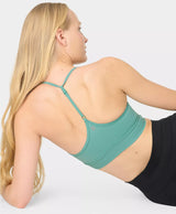 Ultimate Studio Ribbed Bra in Quartz Green