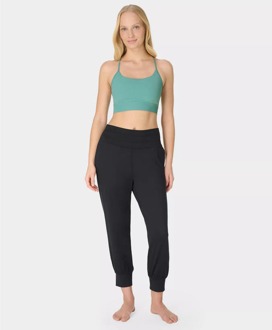 Ultimate Studio Ribbed Bra in Quartz Green