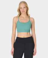 Ultimate Studio Ribbed Bra in Quartz Green