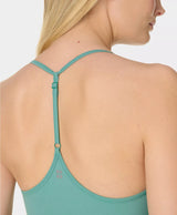 Ultimate Studio Ribbed Bra in Quartz Green