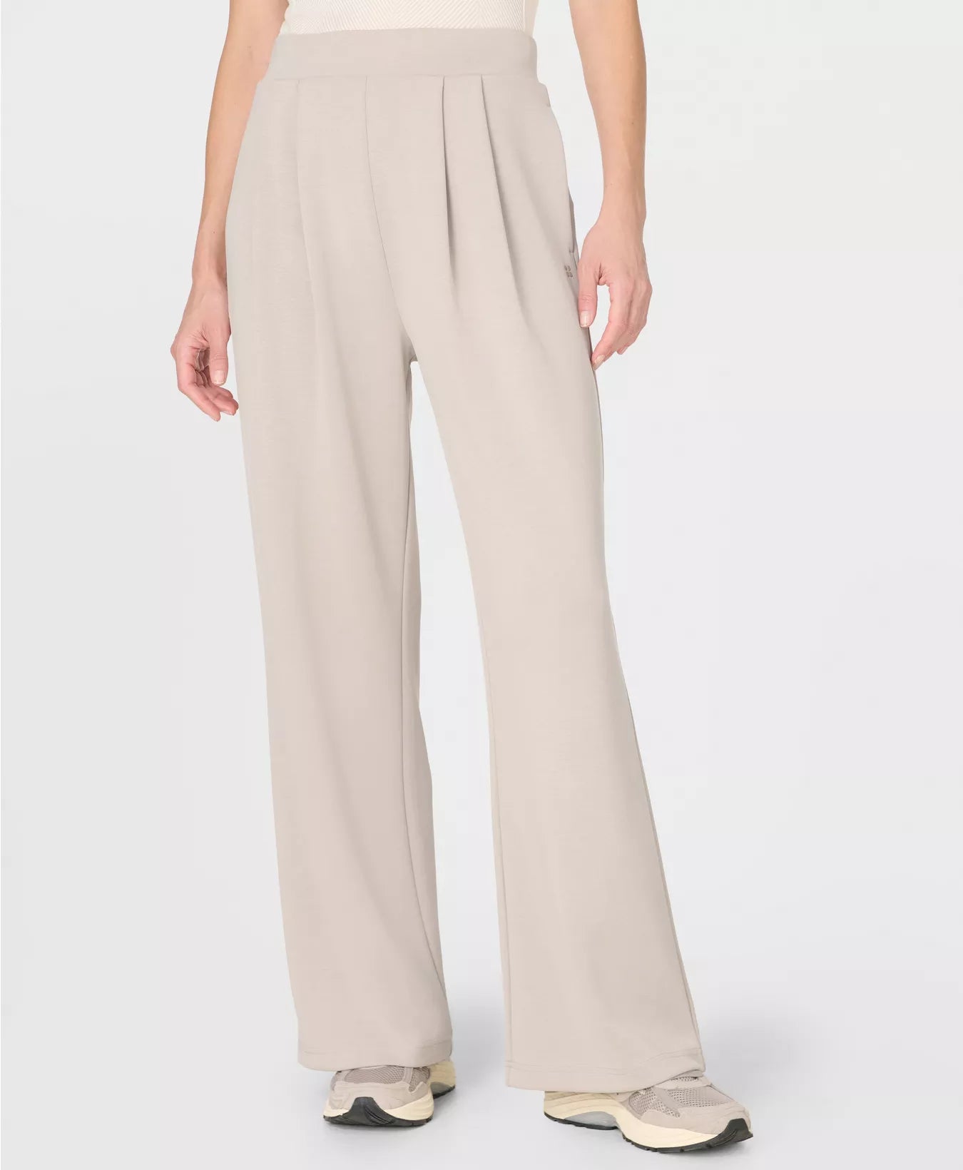 Wide Leg Trouser in Sand Wash