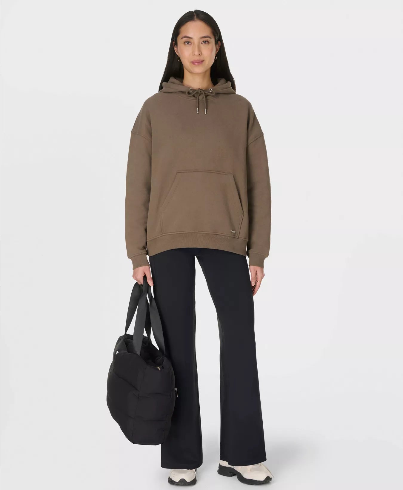 Premium Brushed Classic Hoodie in Dark Timber Brown