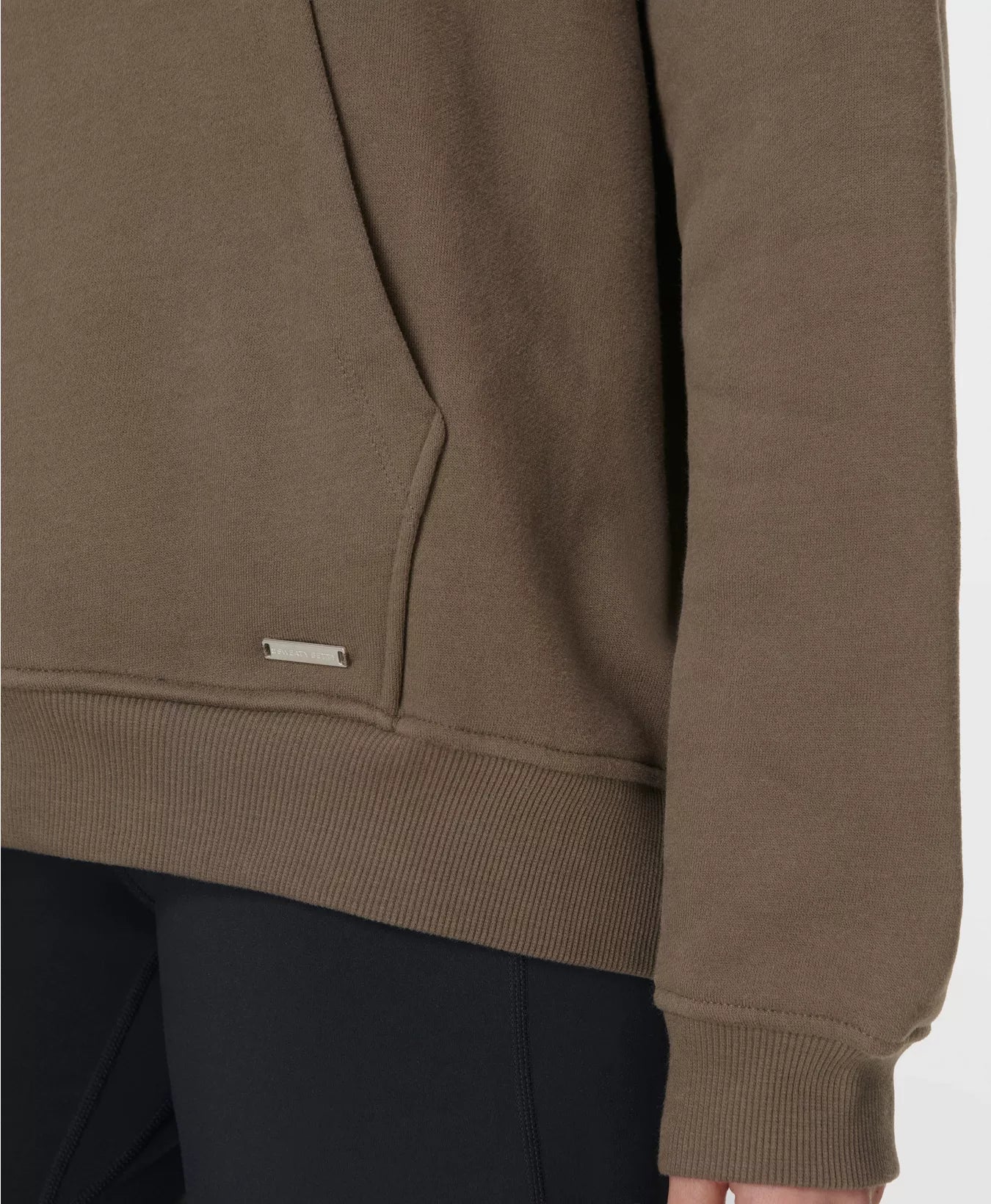 Premium Brushed Classic Hoodie in Dark Timber Brown