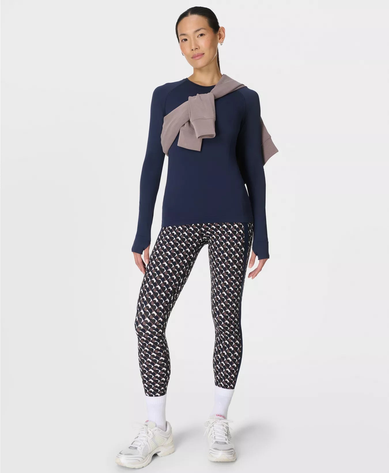 Power 7/8 Side Stripe Workout Leggings