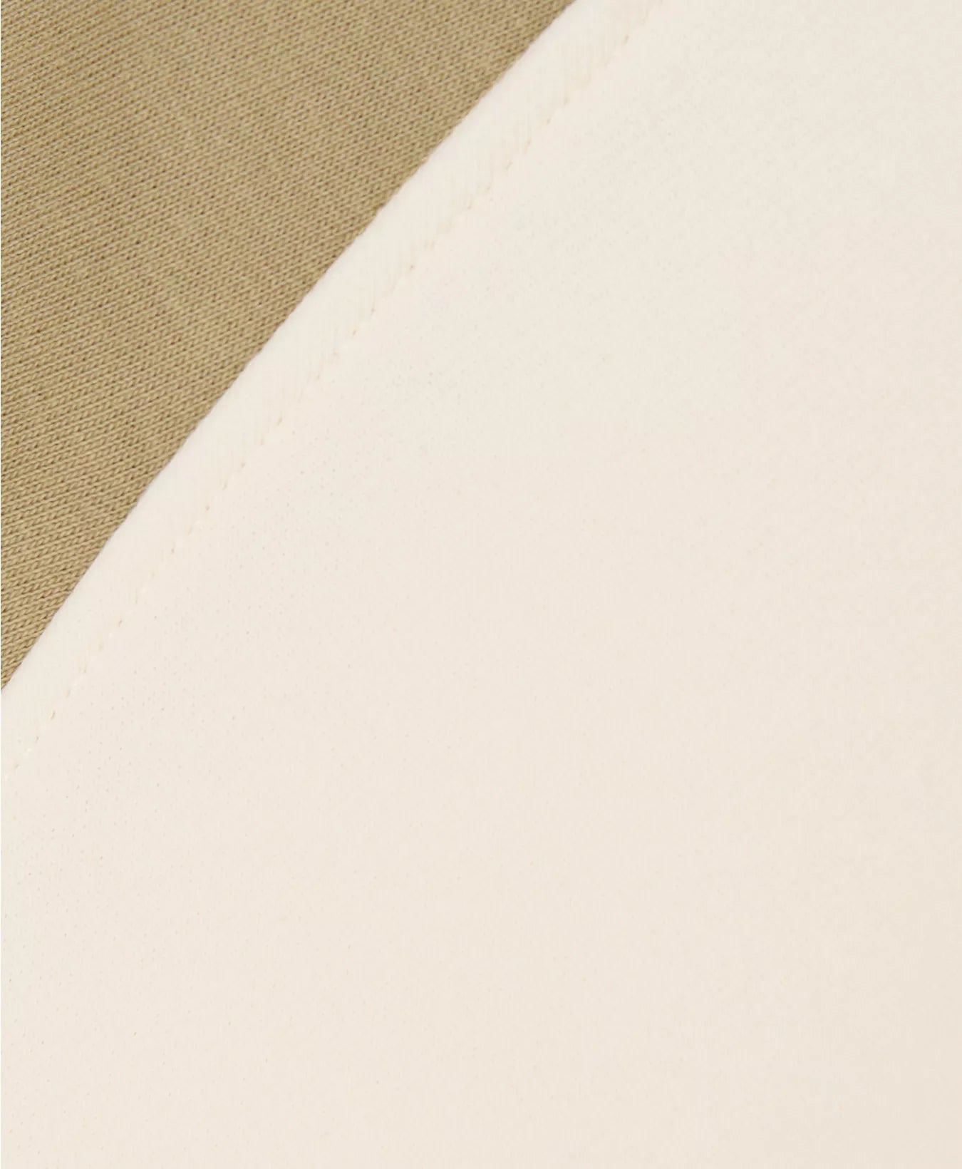 Revive Half Zip Colourblock Sweatshirt in Baygreen Coconut Cream