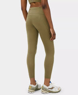 Power 7/8 Gym Leggings in Khaki Brown