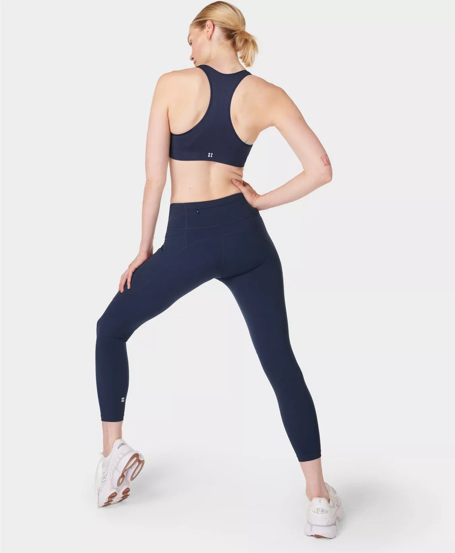 Power 7/8 Workout Legging in Navy Blue
