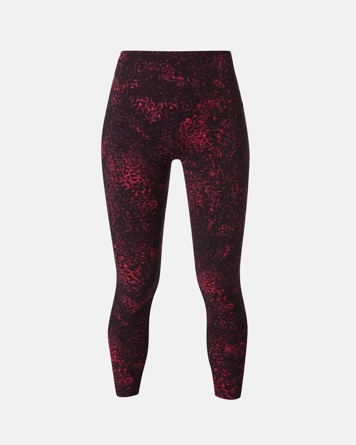 Power 7/8 Gym Leggings in Red Tortoise Print