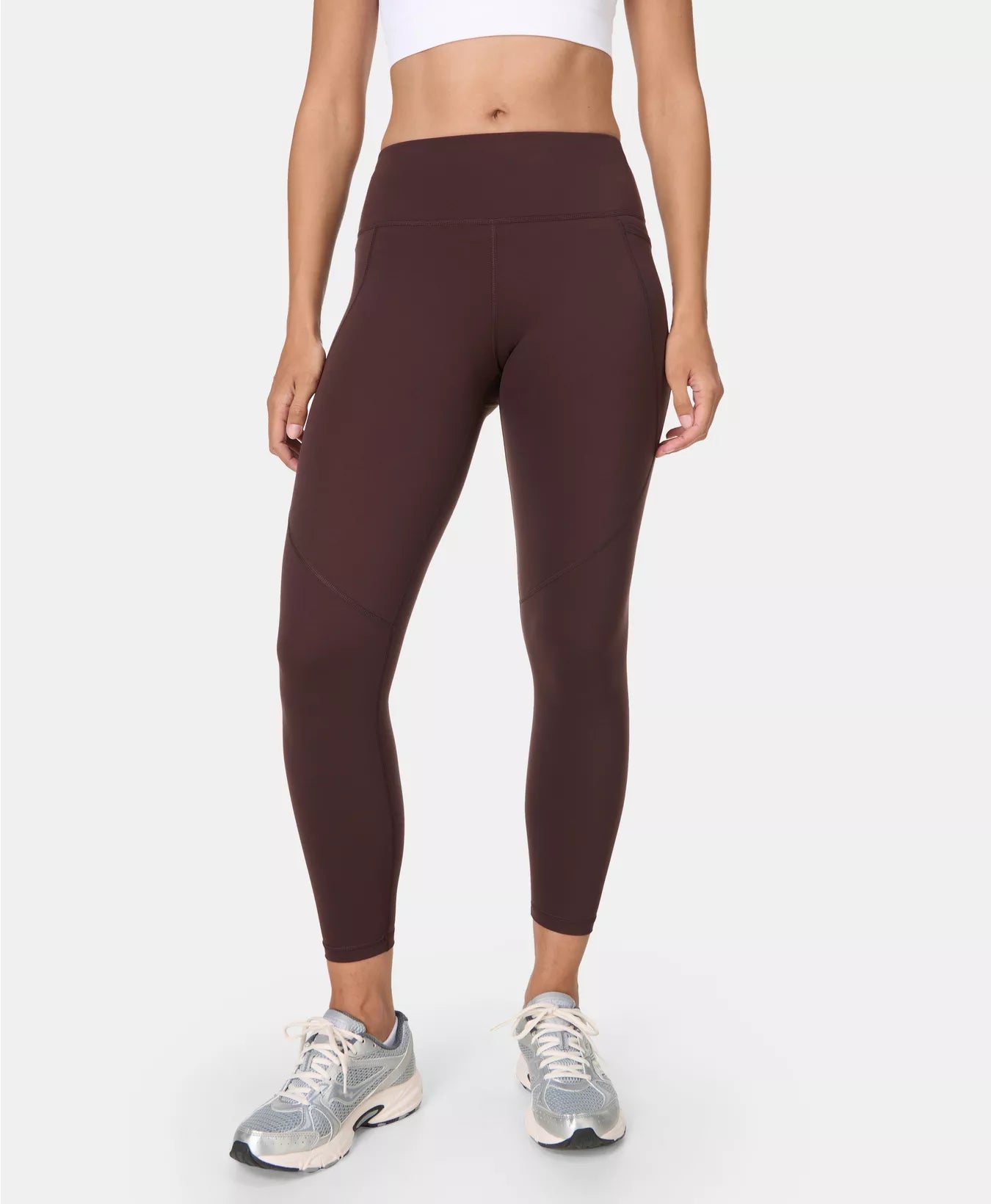 Power 7/8 Gym Leggings in Sable Brown