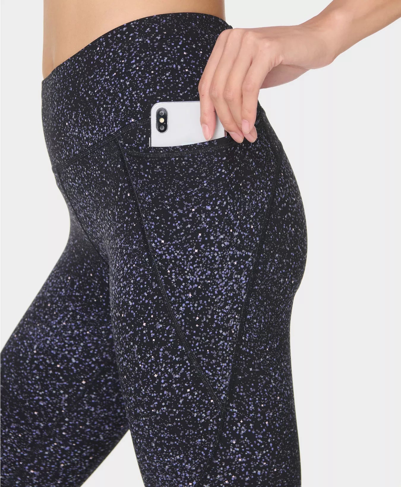 Power Reflective 7/8 Gym Leggings in Reflecive Print