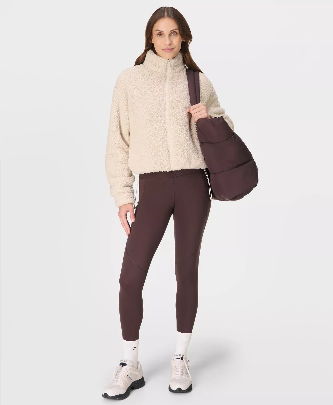 Canyon Fleece Zip Up Barley Beige