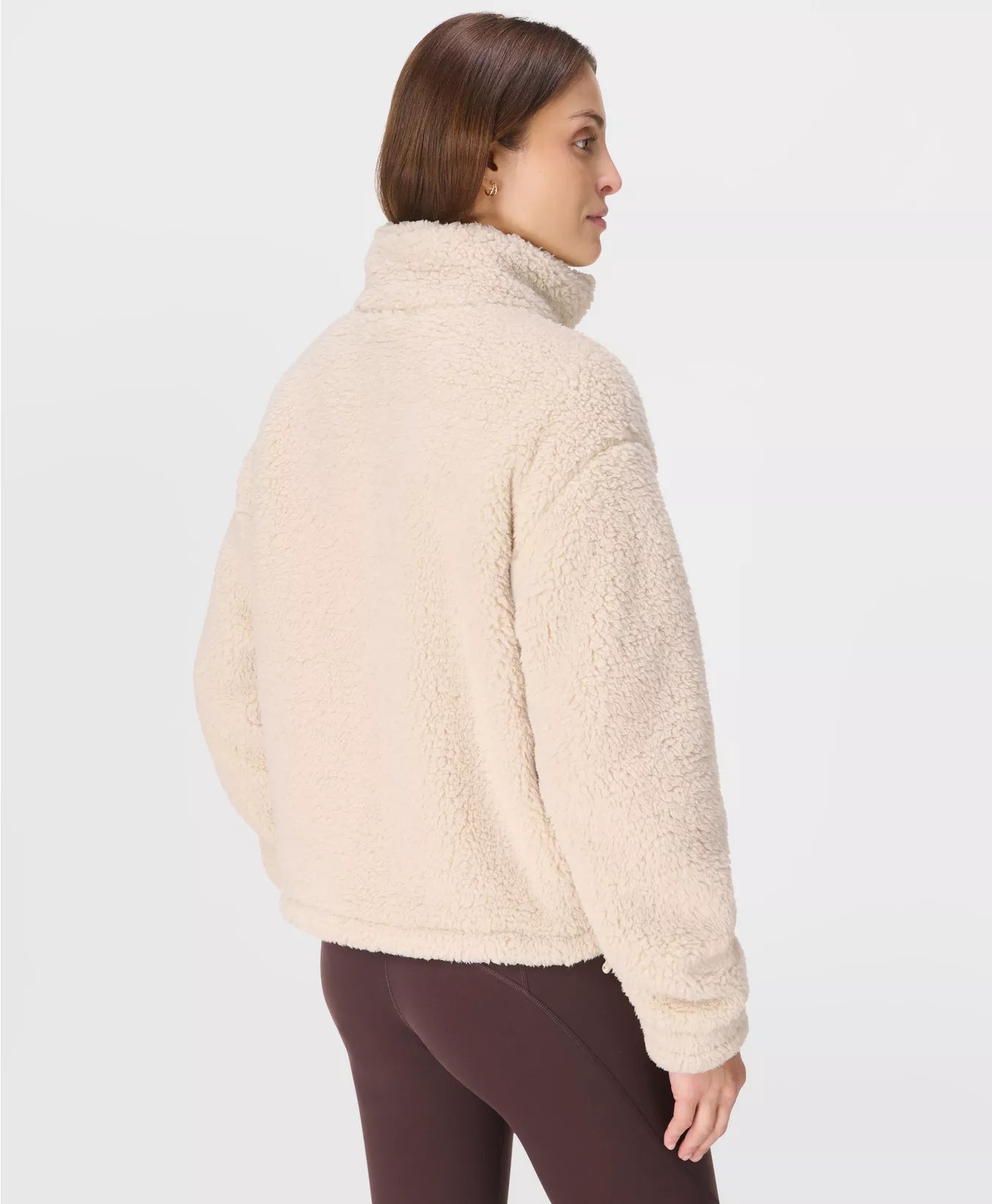 Canyon Fleece Zip Up Barley Beige