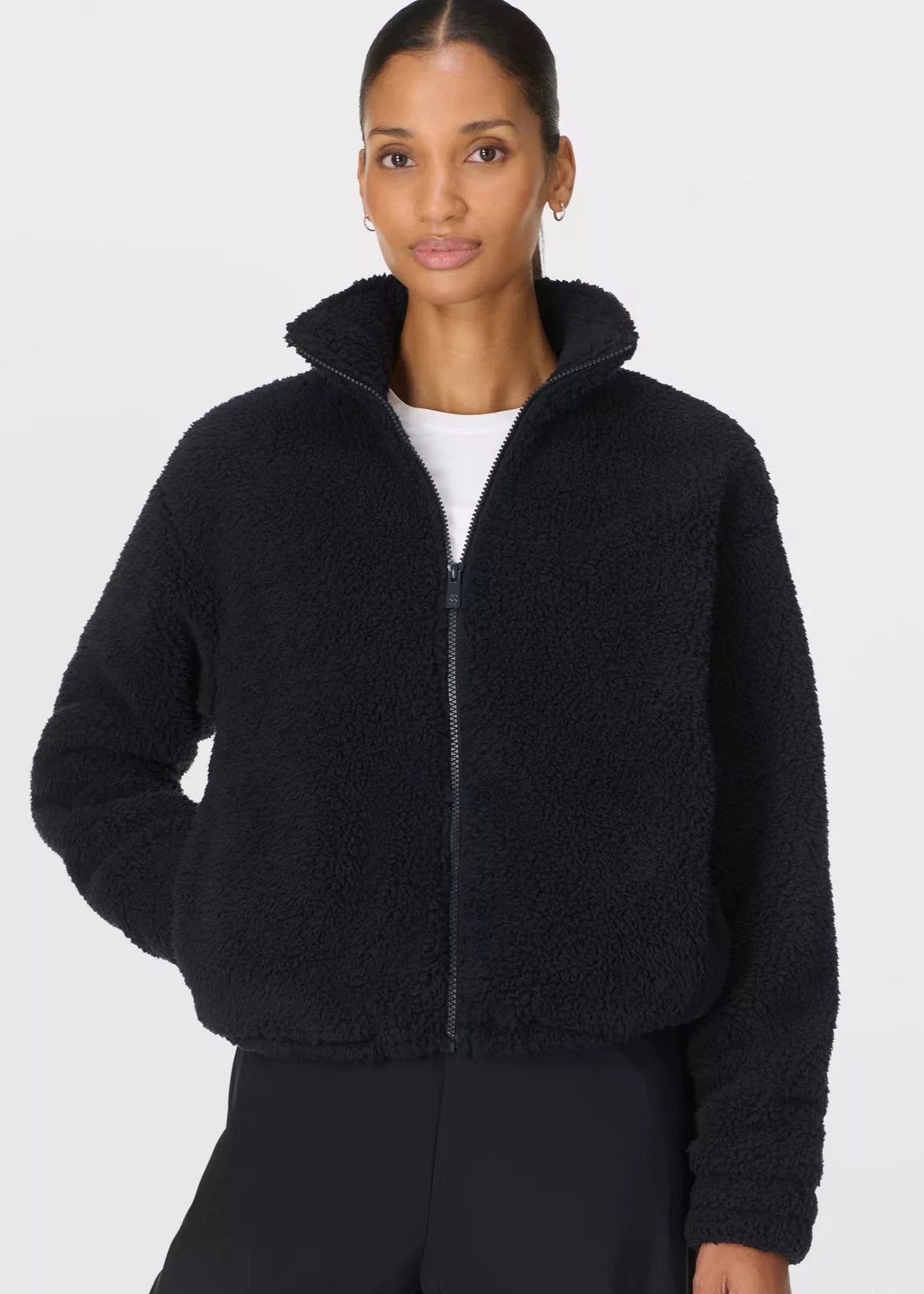 Canyon Fleece Zip Up in Black