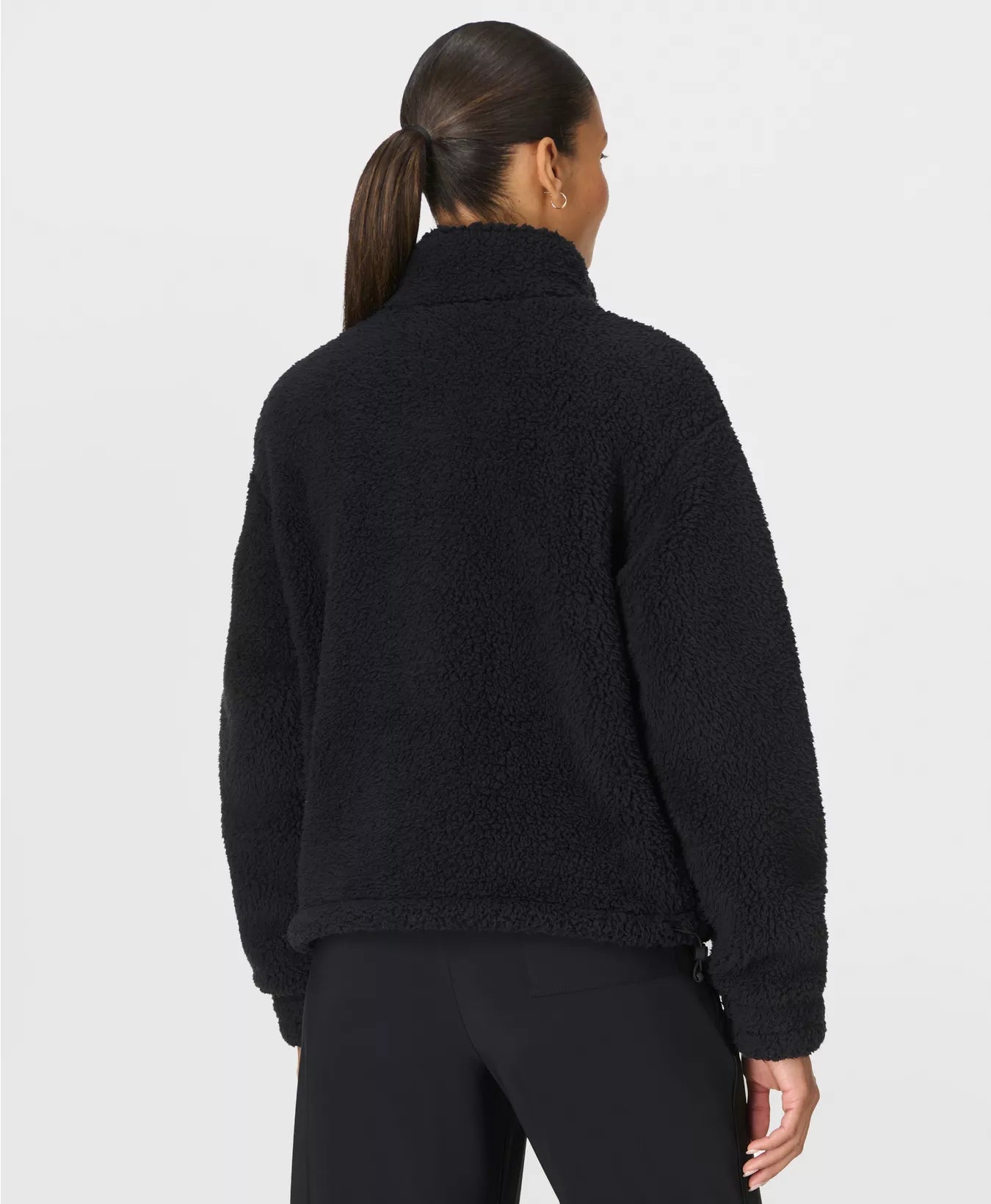 Canyon Fleece Zip Up in Black
