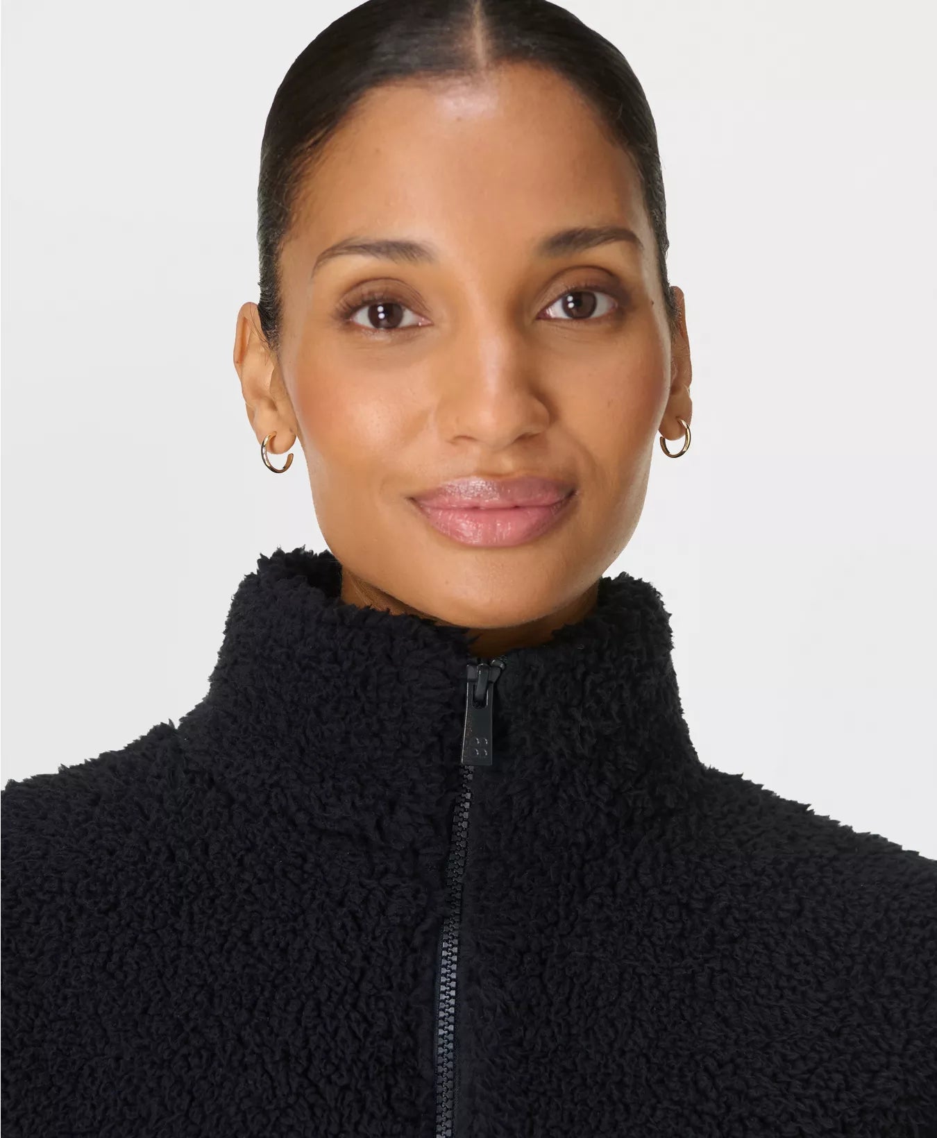 Canyon Fleece Zip Up in Black