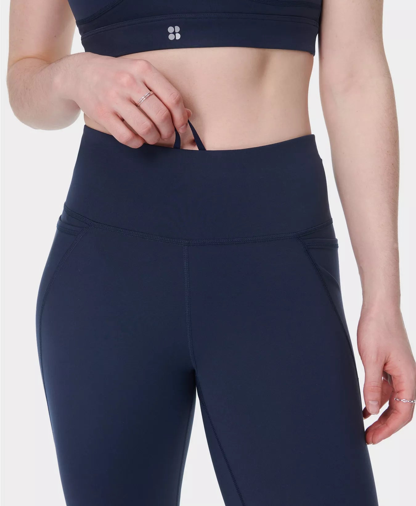 Power 32" Bootcut Workout Trouser in Navy Blue