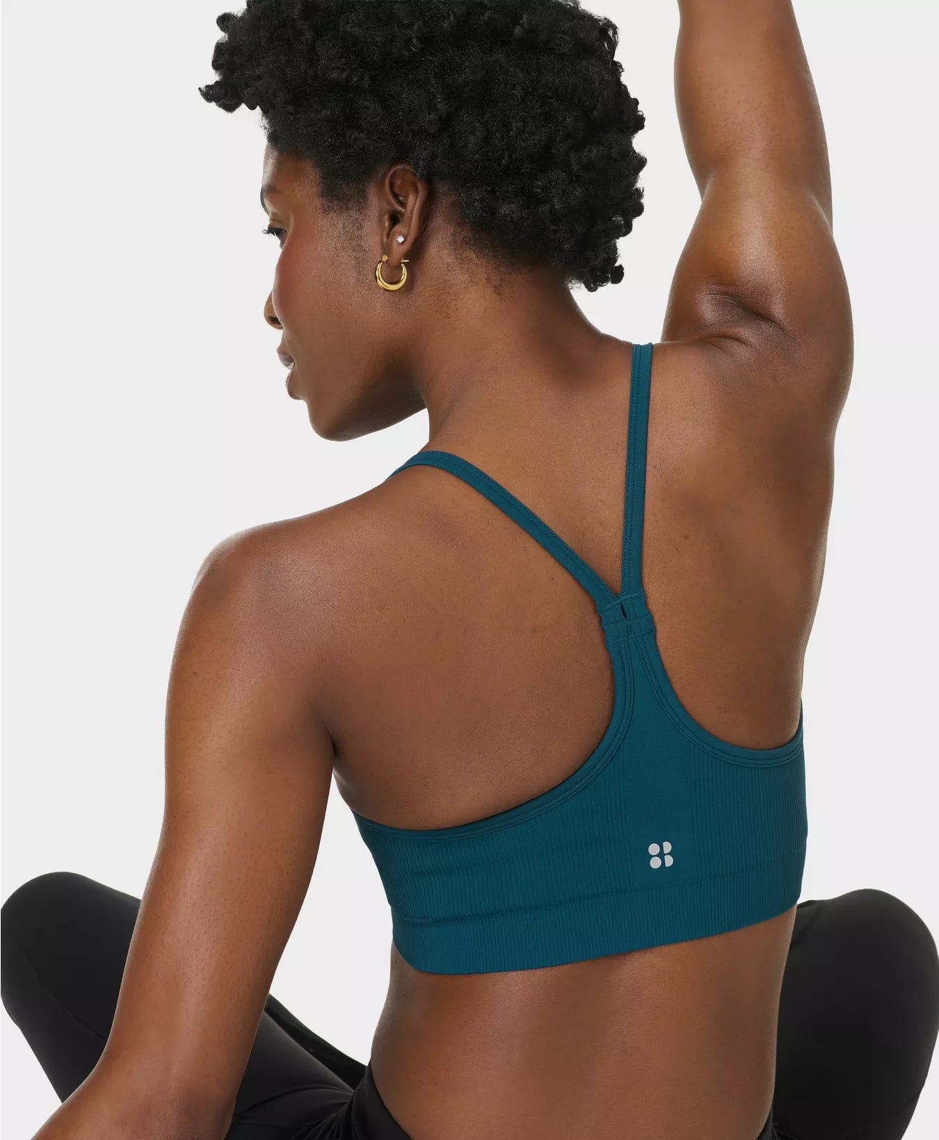 Spirit Restored Seamless Yoga Bra in Deep Green