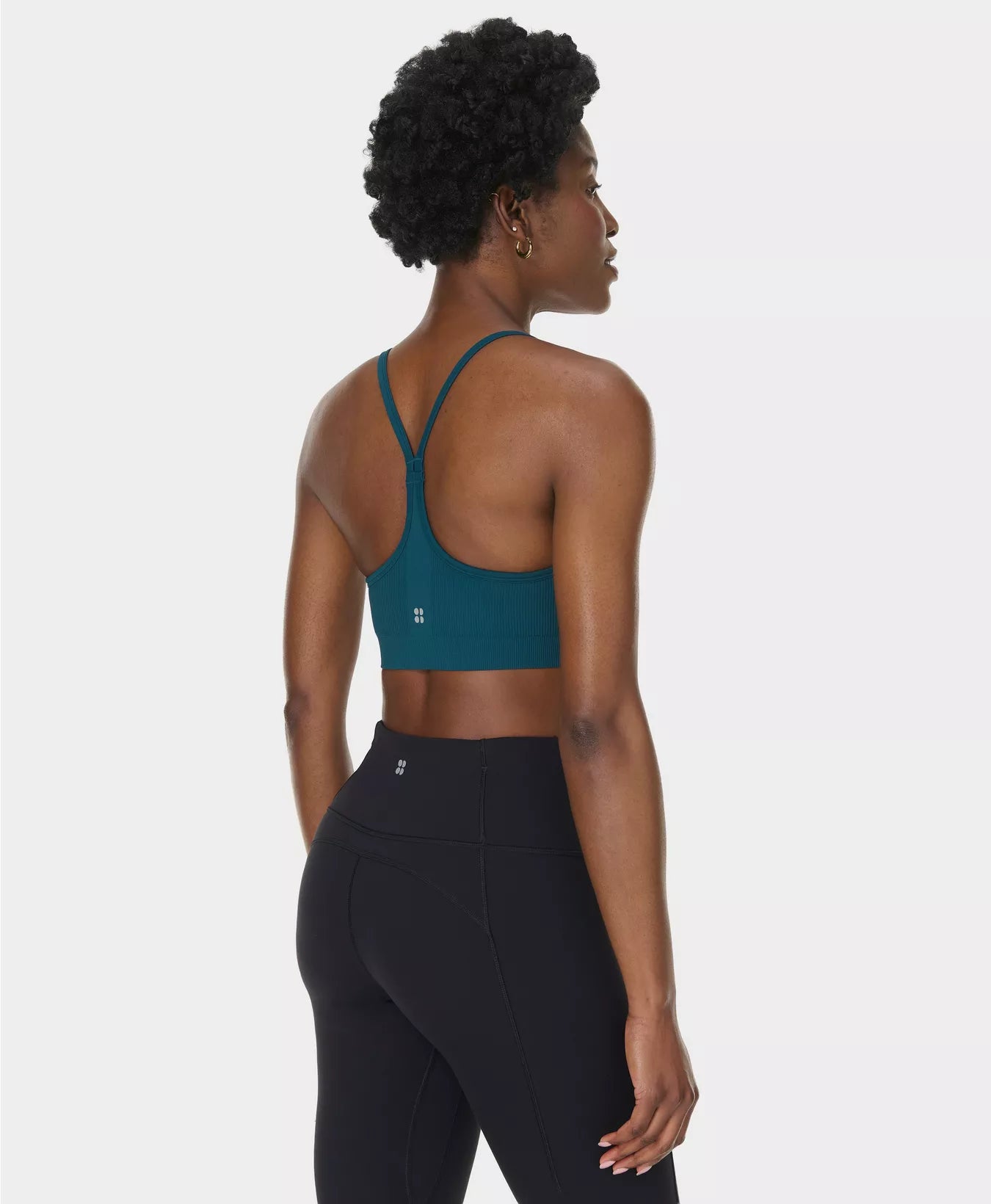 Spirit Restored Seamless Yoga Bra in Deep Green