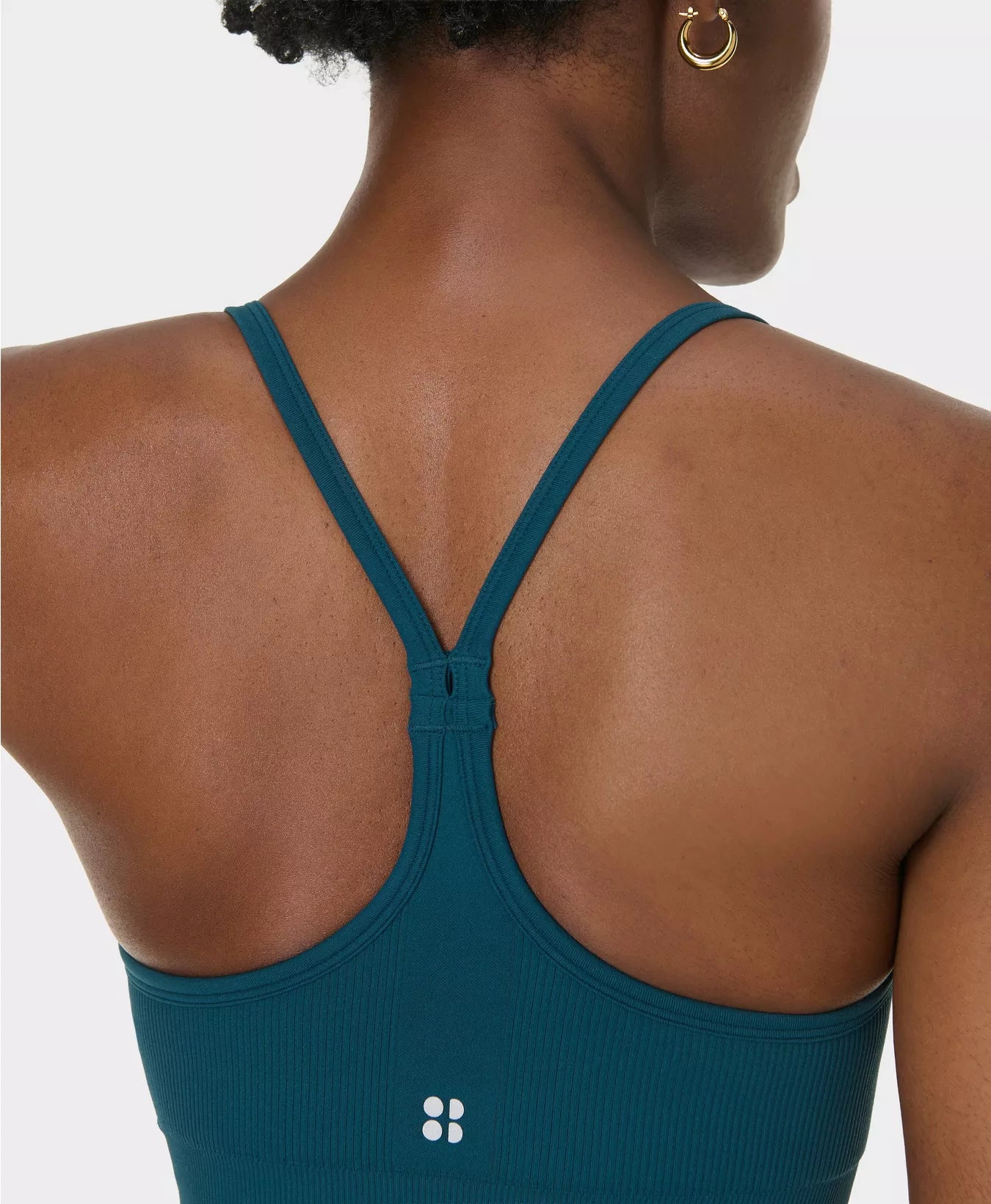Spirit Restored Seamless Yoga Bra in Deep Green