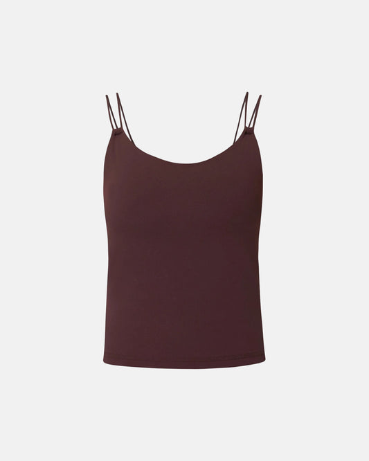 Ultimate Studio Strappy Tank  in Brown