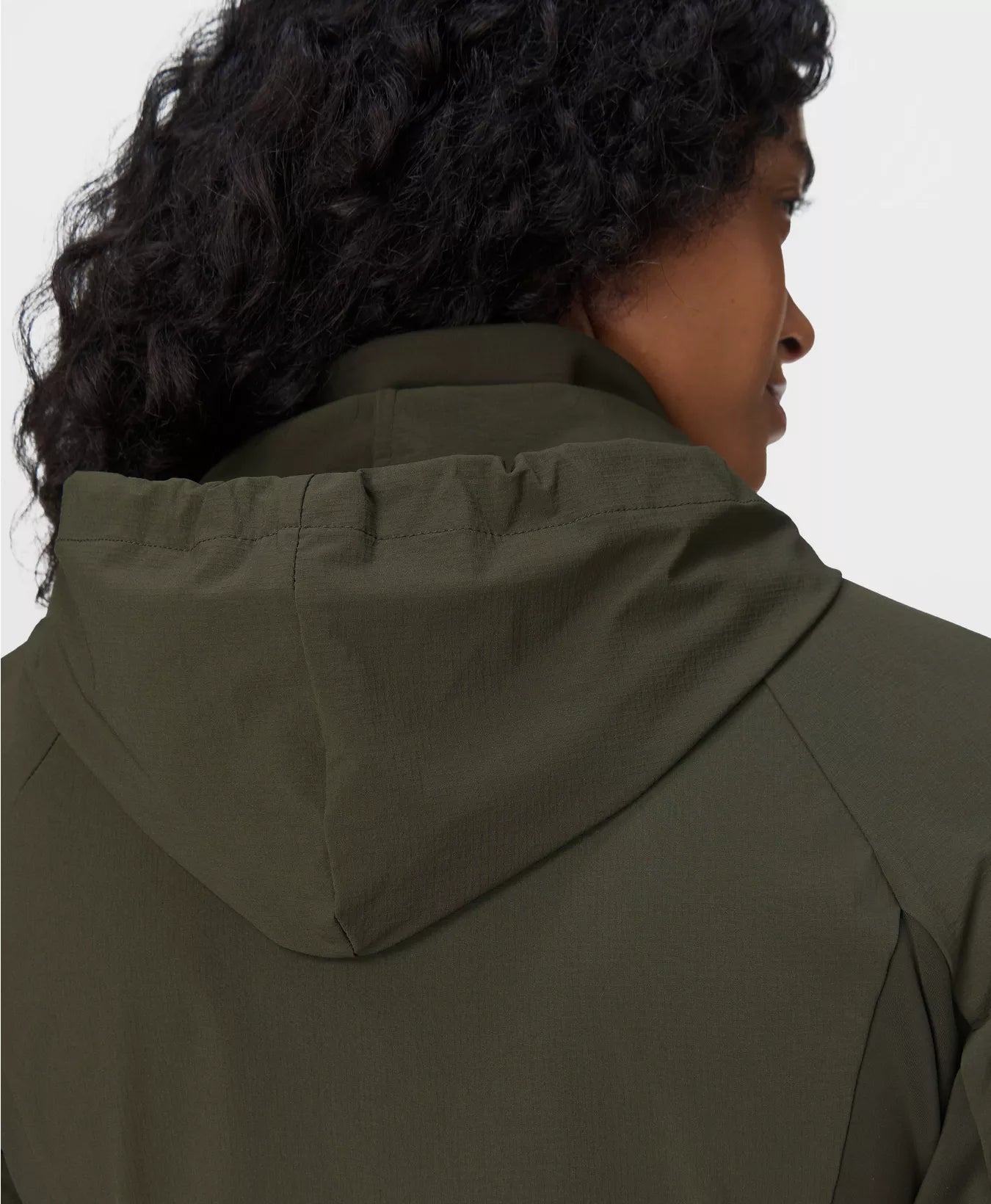Pro Run Water Resistant Run Jacket in Nori Green