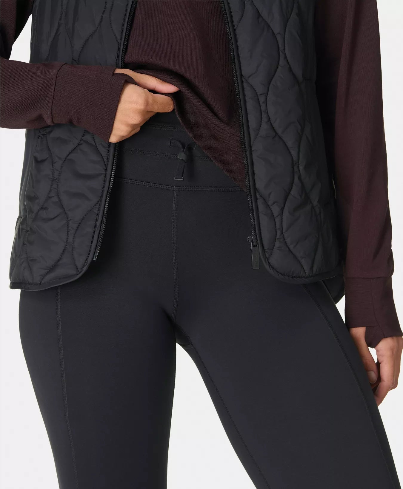 Therma Boost Heat Tech 7/8 Walking Leggings in Black