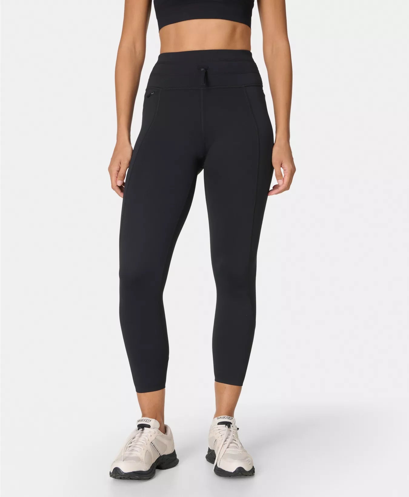 Therma Boost Heat Tech 7/8 Walking Leggings in Black
