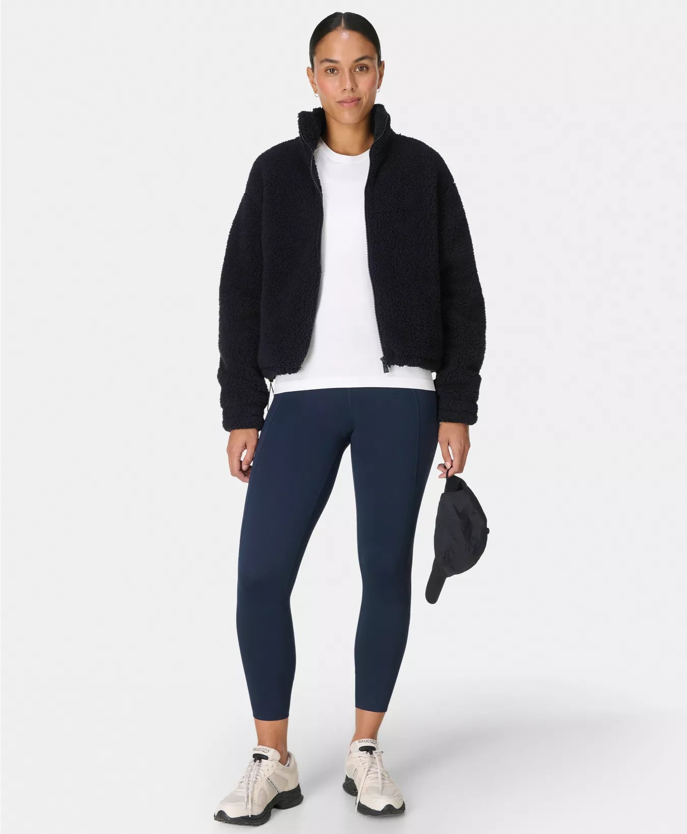 Therma Boost Heat Tech 7/8 Walking Leggings in Navy